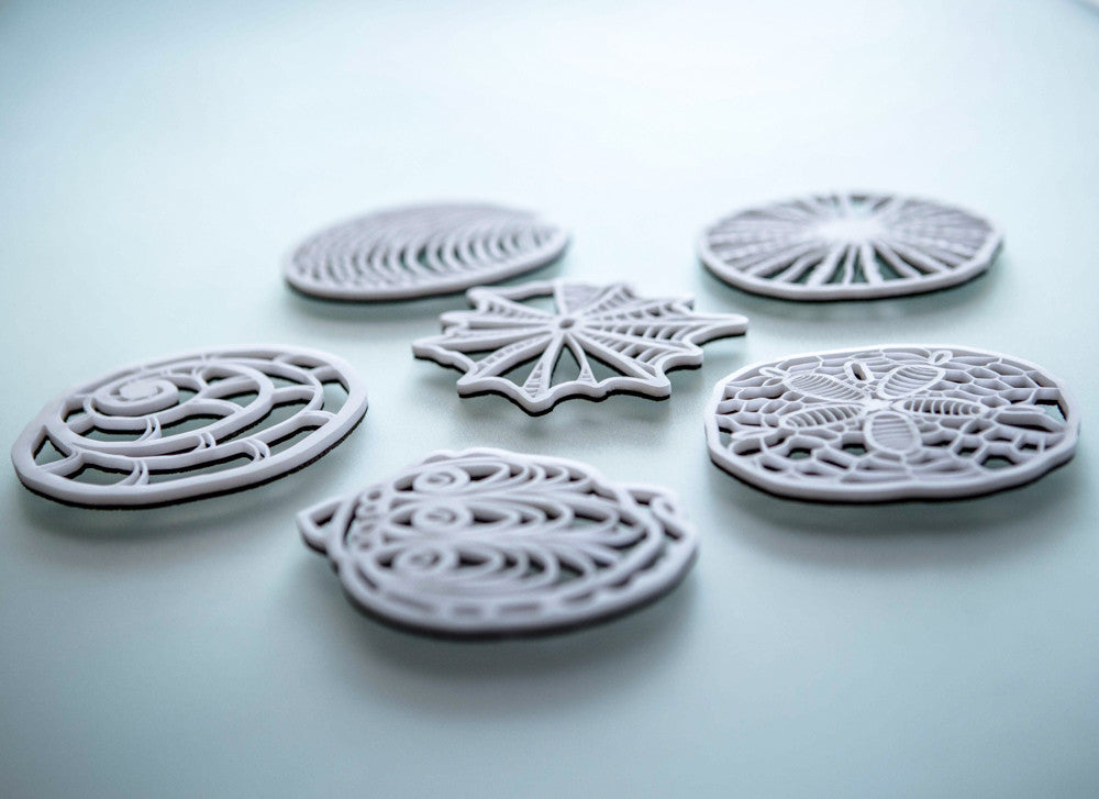 Seashell-inspired Unique Laser-cut Drink Coasters – TiiL